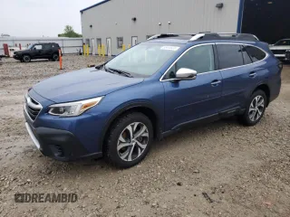 2021 Subaru Outback Touring with VIN 4S4BTAPC7M3117192, listed as a Copart auction lot 58493835 with 55,541 mi miles and Non repairable. Bid and sale history available at DreamBid. Image 1.