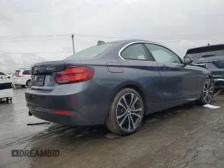 2021 BMW 2 Series 230i with VIN WBA2J1C03M7G91853, listed as a Copart auction lot 56488023 with 30,060 mi miles. Bid and sale history available at carsss.com. Image 3.