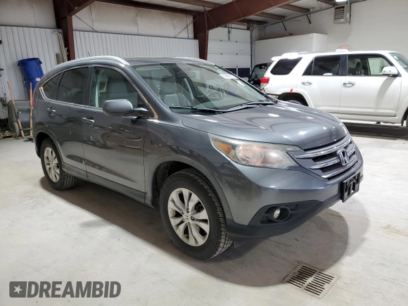 2013 Honda CR-V EX-L z VIN 2HKRM4H72DH628073, wystawiony jako Copart lot #57082375 z przebiegiem 157 511 mil mil oraz Czysty tytuł • Clean title. Historia ofert i sprzedaży dostępna na DreamBid. Obrazek 4.