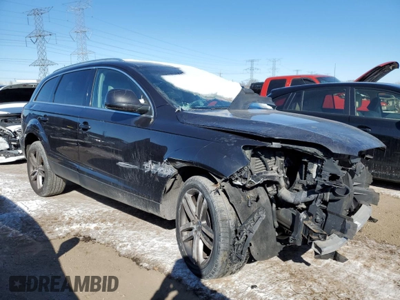 2009 Audi Q7 with VIN WA1AY74L29D006909, listed as a Copart auction lot 45158805 with 137,610 mi miles and Salvage Title. Bid and sale history available at carsss.com. Image 4.