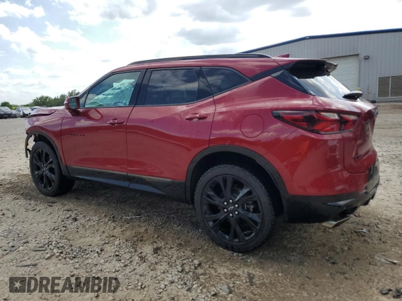 2020 Chevrolet Blazer RS z VIN 3GNKBERS7LS571641, wystawiony jako Copart lot #53965275 z przebiegiem 96 540 mil mil oraz Szkoda całkowita • Salvage title. Historia ofert i sprzedaży dostępna na DreamBid. Obrazek 2.