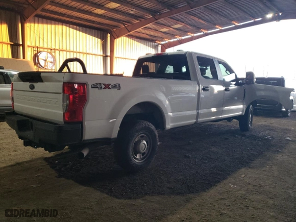 2020 Ford Super Duty F-250 SRW XL with VIN 1FT7W2B67LED08302, listed as a Copart auction lot 88452485 with 32,509 mi miles and Salvage Title. Bid and sale history available at carsss.com. Image 3.