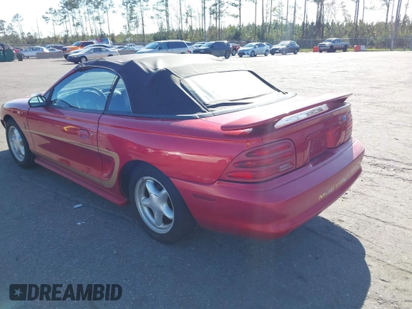 1995 Ford Mustang GT with VIN 1FALP42T3SF142808, listed as a IAAI auction lot 41758047 with 51,516 mi miles and . Bid and sale history available at DreamBid. Image 3.