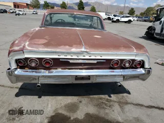 1964 Chevrolet Impala с VIN 41847J307776, выставлен на аукционе Copart как лот 63315644 с пробегом 482 454 миль миль и Списание • Salvage title. История ставок и продаж доступна на DreamBid. Изображение 6.