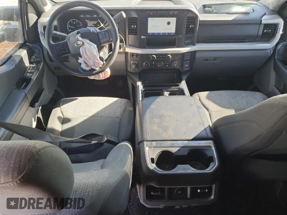 2023 Ford F-250 XL with VIN 1FT7W2BT4PEC35269, listed as a Copart auction lot 42623665 with 115,402 mi miles and Salvage Title. Bid and sale history available at DreamBid. Image 8.