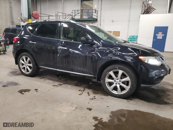 2013 Nissan Murano LE with VIN JN8AZ1MW7DW312578, listed as a Copart auction lot 82240604 with 158,674 mi miles and Salvage Title. Bid and sale history available at carsss.com. Image 4.