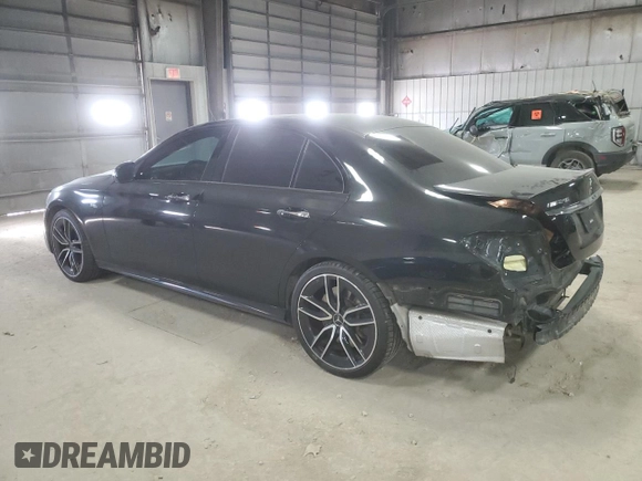 2020 Mercedes-Benz E AMG E 53 with VIN WDDZF6BBXLA714682, listed as a Copart auction lot 73029814 with 111,984 mi miles and Salvage Title. Bid and sale history available at carsss.com. Image 2.