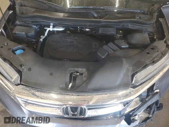 2022 Honda Pilot EX-L with VIN 5FNYF6H53NB098082, listed as a Copart auction lot 57994925 with 44,945 mi miles and Salvage title. Bid and sale history available at DreamBid. Image 12.