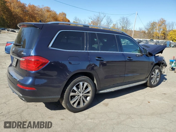 2016 Mercedes-Benz GL with VIN 4JGDF6EEXGA662143, listed as a Copart auction lot 76980574 with 0 mi miles and Salvage Title. Bid and sale history available at carsss.com. Image 3.