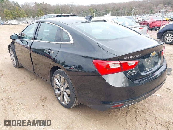 2016 Chevrolet Malibu Premier with VIN 1G1ZH5SX3GF333395, listed as a IAAI auction lot 42119927 with 129,847 mi miles and . Bid and sale history available at DreamBid. Image 3.