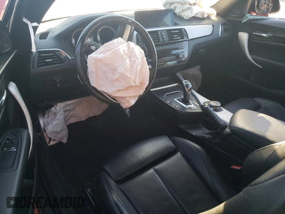 2018 BMW 2 Series 230i xDrive with VIN WBA2J3C53JVA49891, listed as a Copart auction lot 75574104 with 55,253 mi miles and Salvage title. Bid and sale history available at DreamBid. Image 8.