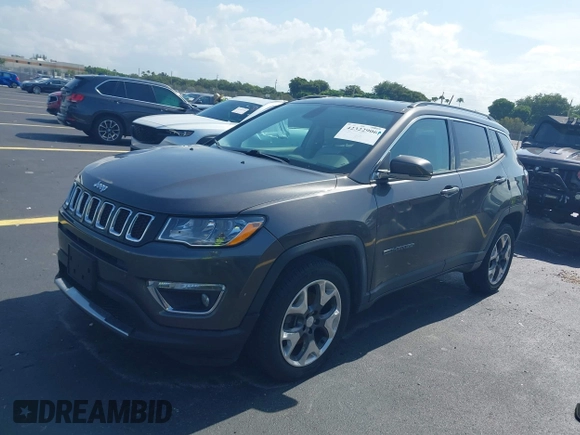 2019 Jeep Compass High Altitude with VIN 3C4NJDCB0KT811407, listed as a IAAI auction lot 42322906 with 90,198 mi miles and . Bid and sale history available at DreamBid. Image 2.