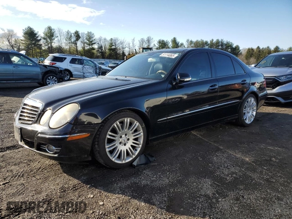 2007 Mercedes-Benz E-Class 3.5L with VIN WDBUF56X77B166210, listed as a Copart auction lot 51114065 with 165,297 mi miles and Salvage Title. Bid and sale history available at carsss.com. Image 1.