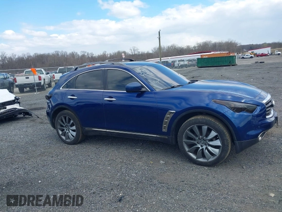 2012 Infiniti FX35 with VIN JN8AS1MW4CM151704, listed as a IAAI auction lot 41880455 with 140,751 mi miles. Bid and sale history available at carsss.com. Image 13.