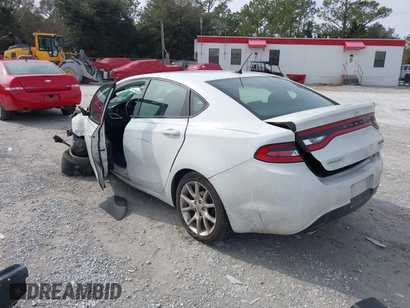 2013 Dodge Dart SXT with VIN 1C3CDFBA4DD142221, listed as a IAAI auction lot 41444635 with 1 mi miles. Bid and sale history available at carsss.com. Image 3.