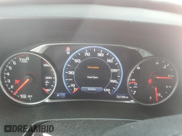 2021 Chevrolet Blazer RS with VIN 3GNKBKRS8MS513361, listed as a Copart auction lot 58430315 with 79,738 mi miles and Clean title. Bid and sale history available at DreamBid. Image 9.