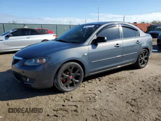 2008 Mazda 3 Man i Sport *Ltd Avail* with VIN JM1BK32F381133332, listed as a Copart auction lot 46714735 with 148,444 mi miles and Clean Title. Bid and sale history available at carsss.com. Image 1.