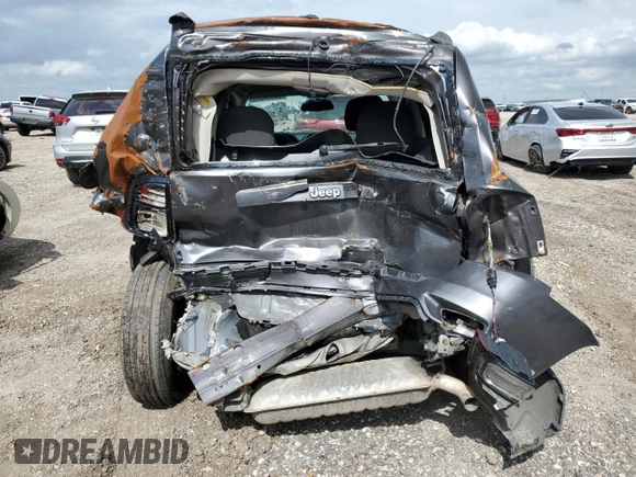 2017 Jeep Compass Sport SE with VIN 1C4NJCBA4HD146366, listed as a Copart auction lot 53088095 with 144,309 mi miles and Salvage title. Bid and sale history available at DreamBid. Image 6.
