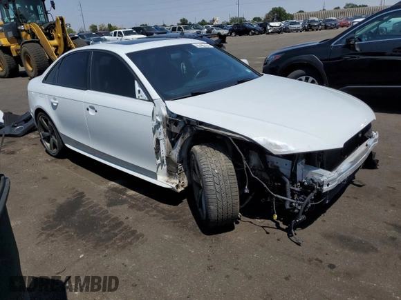 2014 Audi S4 Premium Plus with VIN WAUBGAFL6EA071441, listed as a Copart auction lot 65486104 with 105,621 mi miles and Salvage Title. Bid and sale history available at carsss.com. Image 4.