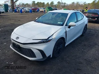 2025 Toyota Camry LE с VIN 4T1DBADK3SU518334, выставлен на аукционе IAAI как лот 41815874 с пробегом 4 257 миль миль и . История ставок и продаж доступна на DreamBid. Изображение 6.
