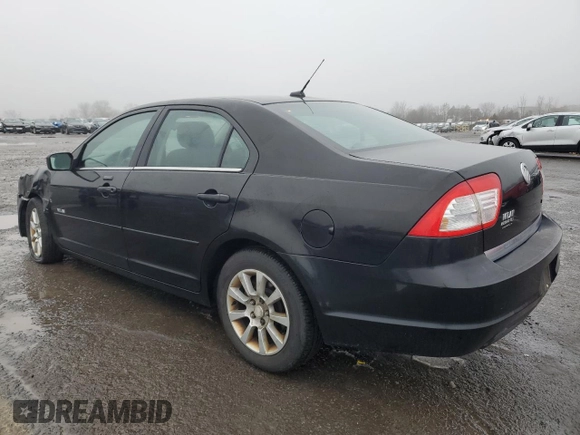 2008 Mercury Milan with VIN 3MEHM07Z18R664118, listed as a Copart auction lot 44212505 with 158,047 mi miles and Salvage Title. Bid and sale history available at carsss.com. Image 2.