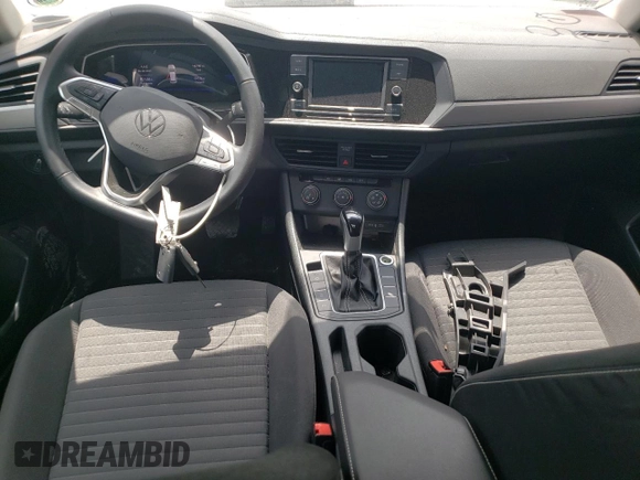 2023 Volkswagen Jetta S with VIN 3VW5M7BU3PM041925, listed as a Copart auction lot 57807805 with 16,730 mi miles and Salvage title. Bid and sale history available at DreamBid. Image 8.