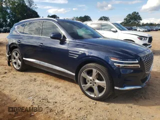 2021 Genesis GV80 with VIN KMUHBDSB9MU048157, listed as a Copart auction lot 73017554 with 68,807 mi miles and Salvage title. Bid and sale history available at DreamBid. Image 4.