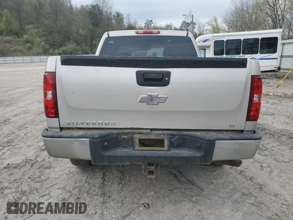 2007 Chevrolet Silverado 1500 LTZ with VIN 2GCEK13M671638532, listed as a Copart auction lot 52504535 with 263,805 mi miles and Salvage Title. Bid and sale history available at carsss.com. Image 6.