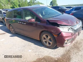 2019 Honda Odyssey EX-L z VIN 5FNRL6H72KB026008, wystawiony jako IAAI lot #42592490 z przebiegiem 116 209 mil mil oraz . Historia ofert i sprzedaży dostępna na DreamBid. Obrazek 1.