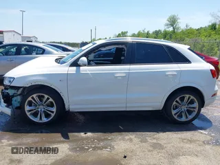 2018 Audi Q3 Premium with VIN WA1BCCFS4JR000455, listed as a IAAI auction lot 42042811 with 57,354 mi miles. Bid and sale history available at carsss.com. Image 14.