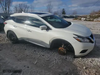 2017 Nissan Murano Platinum with VIN 5N1AZ2MH5HN193553, listed as a Copart auction lot 43617925 with 156,707 mi miles and Clean Title. Bid and sale history available at carsss.com. Image 4.