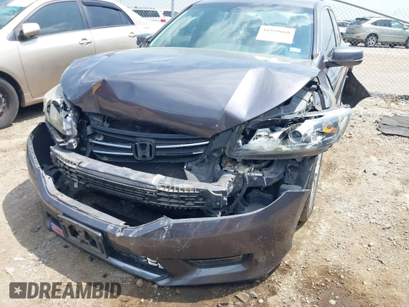2014 Honda Accord EX-L with VIN 1HGCR2F81EA212596, listed as a IAAI auction lot 41959668 with 143,839 mi miles and . Bid and sale history available at carsss.com. Image 6.