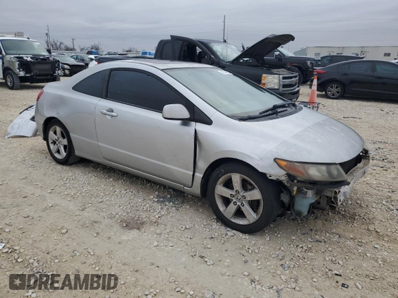 2006 Honda Civic Cpe EX with VIN 2HGFG12876H573563, listed as a Copart auction lot 52778995 with 200,383 mi miles and Clean Title. Bid and sale history available at carsss.com. Image 4.