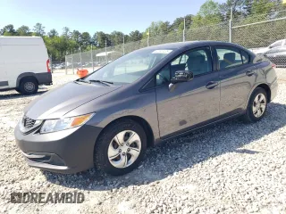 2014 Honda Civic Sedan LX with VIN 19XFB2F57EE076445, listed as a Copart auction lot 52395105 with 116,571 mi miles and Non Repairable. Bid and sale history available at carsss.com. Image 1.