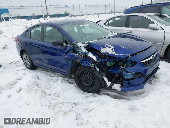 2023 Subaru Impreza with VIN 4S3GKAB69P3602517, listed as a IAAI auction lot 41478940 with 33,315 mi miles and . Bid and sale history available at DreamBid. Image 1.