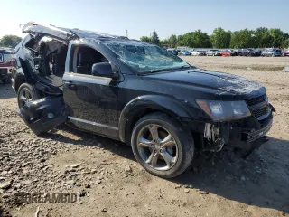 2017 Dodge Journey Crossroad Plus with VIN 3C4PDCGB8HT534860, listed as a Copart auction lot 55526345 with Not provided miles and Salvage title. Bid and sale history available at DreamBid. Image 4.