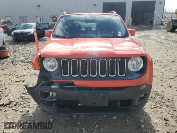 2017 Jeep Renegade Latitude z VIN ZACCJBBB0HPE44263, wystawiony jako Copart lot #58490605 z przebiegiem 110 555 mil mil oraz Nie do naprawy. Historia ofert i sprzedaży dostępna na DreamBid. Obrazek 5.