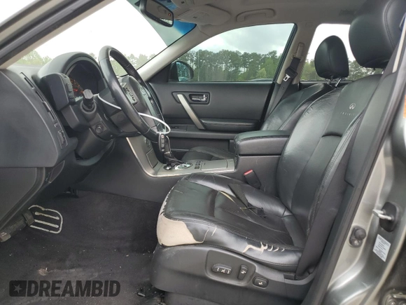 2008 Infiniti FX with VIN JNRAS08W68X201069, listed as a Copart auction lot 51753485 with 196,330 mi miles and Salvage Title. Bid and sale history available at DreamBid. Image 7.