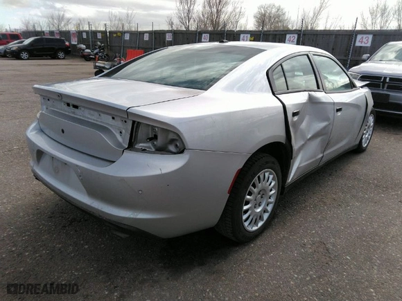 2019 Dodge Charger Police with VIN 2C3CDXKT6KH647880, listed as a IAAI auction lot 41718558 with NaN miles. Bid and sale history available at carsss.com. Image 4.