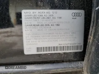 2013 Audi Q5 Premium Plus with VIN WA1LFAFP4DA051243, listed as a Copart auction lot 51866855 with 145,017 mi miles and Salvage Title. Bid and sale history available at carsss.com. Image 14.