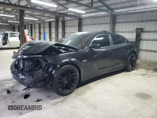2020 Dodge Charger Scat Pack Widebody z VIN 2C3CDXGJ0LH177113, wystawiony jako Copart lot #44853395 z przebiegiem 59 649 mil mil oraz Szkoda całkowita • Salvage title. Historia ofert i sprzedaży dostępna na DreamBid. Obrazek 1.