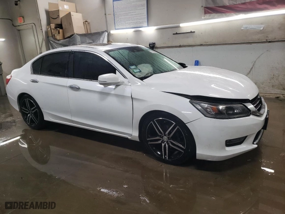 2014 Honda Accord Sedan EX-L with VIN 1HGCR2F88EA171237, listed as a Copart auction lot 47496285 with 86,325 mi miles and Salvage Title. Bid and sale history available at carsss.com. Image 4.