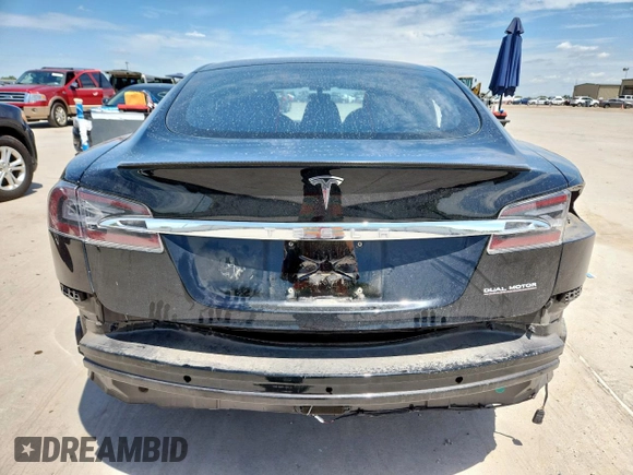 2021 Tesla Model S 75D with VIN 5YJSA1E42MF426965, listed as a Copart auction lot 63052185 with 50,405 mi miles and Salvage title. Bid and sale history available at DreamBid. Image 6.