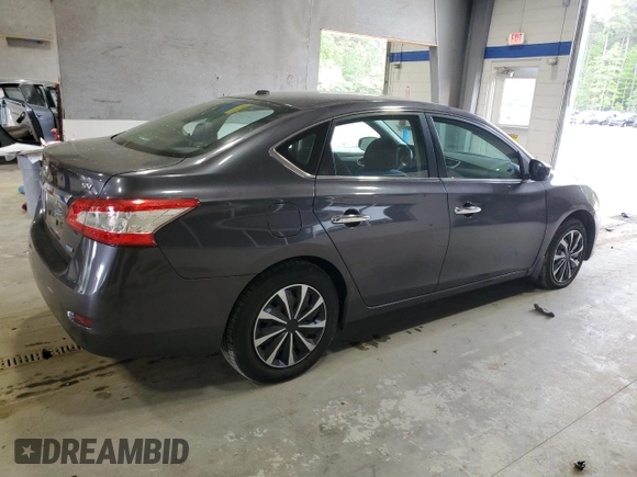 2013 Nissan Sentra FE+ S with VIN 3N1AB7AP5DL657102, listed as a Copart auction lot 54579015 with 122,419 mi miles and Salvage Title. Bid and sale history available at DreamBid. Image 3.