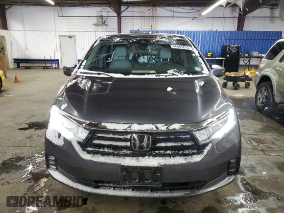 2021 Honda Odyssey EX-L with VIN 5FNRL6H76MB008520, listed as a Copart auction lot 45881615 with 45,964 mi miles and Salvage Title. Bid and sale history available at DreamBid. Image 5.