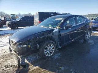 2015 Mazda 3 i Grand Touring with VIN JM1BM1W74F1267121, listed as a Copart auction lot 85911544 with 124,637 mi miles and Salvage title. Bid and sale history available at DreamBid. Image 1.