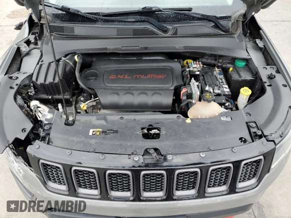 2021 Jeep Compass Trailhawk with VIN 3C4NJDDB9MT594344, listed as a Copart auction lot 58821455 with 80,039 mi miles and Salvage title. Bid and sale history available at DreamBid. Image 12.