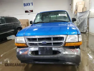 1999 Ford Ranger XLT with VIN 1FTYR10X0XUA52307, listed as a Copart auction lot 50044505 with 94,457 mi miles and Salvage title. Bid and sale history available at DreamBid. Image 5.