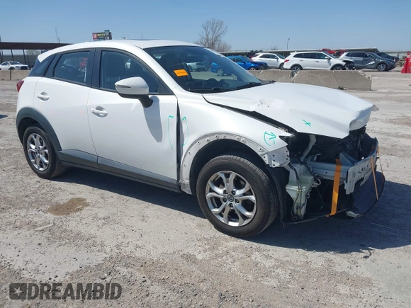 2016 Mazda CX-3 Touring with VIN JM1DKBC71G0126040, listed as a IAAI auction lot 41860285 with 97,986 mi miles and . Bid and sale history available at DreamBid. Image 1.