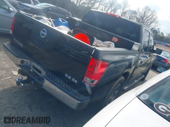 2004 Nissan Titan LE with VIN 1N6AA07A34N540657, listed as a IAAI auction lot 41616266 with 259,703 mi miles and . Bid and sale history available at DreamBid. Image 4.